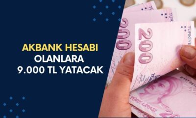 Akbank Hesabınız Varsa, Sizede 9.000 TL Yatacak