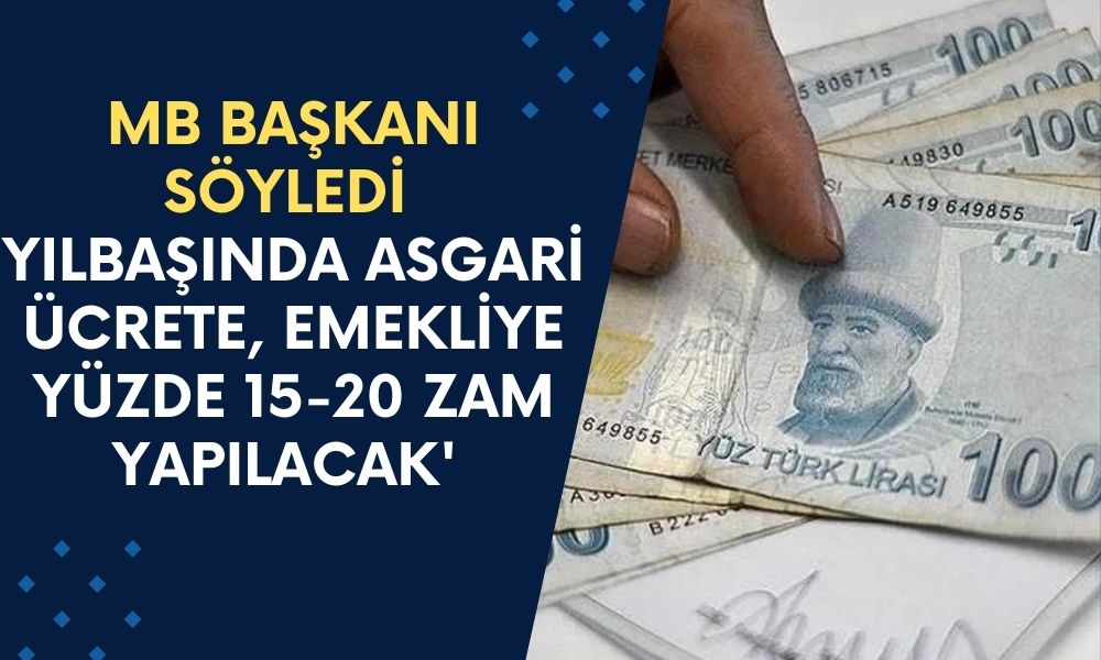 Merkez Bankası Başkanı Londra'da Yatırımcılara Bunu Dedi: 'Yılbaşında asgari Ücrete, Emekliye Yüzde 15-20 Zam Yapılacak'