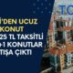 TOKİ'den Ucuz Konut Müjdesi! 213.257 TL Peşinle 8.688,25 TL Taksitli 2+1 3+1 Konutlar Satışa Çıktı