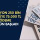 Halkbank’tan 15 MİLYON 250 BİN Emekliye 75.000 TL Ödeme Bugün Başladı!