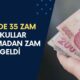 Yüzde 35 Zam Geldi! Velileri Zor Duruma Sokacak! Karar Resmen Onaylandı