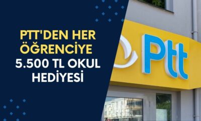 Karnesini kapan koşsun! PTT'den her öğrenciye 5.500 TL okul hediyesi