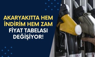 Akaryakıtta Hem İNDİRİM Hem ZAM! Benzin, Motorin, LPG Otogaz Fiyat Tabelası Değişiyor!