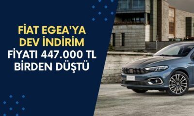 Fiat Egea'ya Çılgın İndirim! 447.000 TL'lik Dev İndirim Geldi