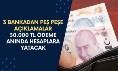 Akbank ve 2 Bankadan açıklama! 30.000 TL ödemeler anında hesaplara yatacak!