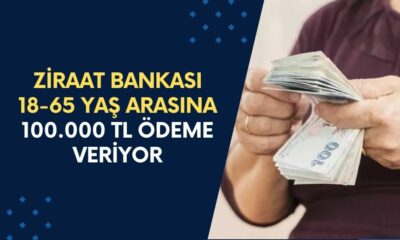 Ziraat Bankası 18 ve 65 Yaş Arası Vatandaşlara 100.000 TL'yi Koşulsuz Şartsız Verecek