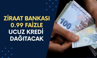 Ziraat Bankası'ndan Muhteşem Kampanya! Nakit İhtiyacı Olana 0.99 Faizle Kredi Verecek!