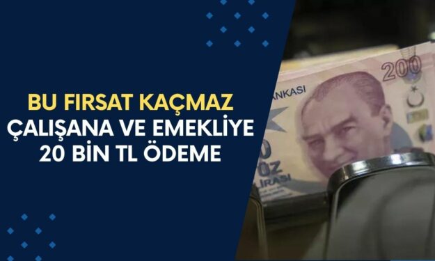 Denizbank’tan Kaçırılmayacak Fırsat! Emekliye ve Çalışana Büyük Fırsat: Bugün 20.000 TL Hesabınızda Olacak