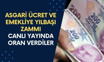 Asgari Ücret ve Emekliye Yılbaşı Zammı Ne Kadar Olacak? Canlı Yayında Oran Verdiler! Milyonlara...