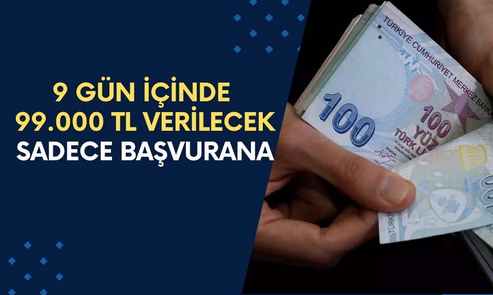 Yapı Kredi Bankası'nın Yeni Duyurusunu İlk Siz Öğrenin! 9 Gün İçinde 99.000 TL Verilecek! Sadece Başvurana