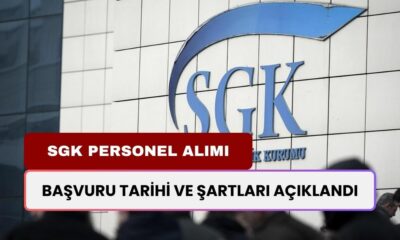 SGK Personel Alımı Başlıyor! Başvuru Tarihleri ve Şartları Açıklandı