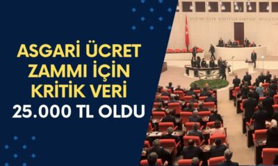 Asgari Ücret Zammı İçin Kritik Veri Paylaşıldı! Yeni Asgari Ücret 25.000 TL Oldu