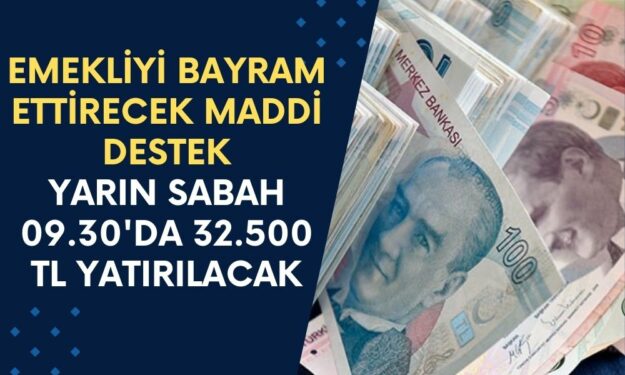 QNB Finansbank'tan Emekliyi Bayram Ettirecek Maddi Destek! Yarın Sabah 09.30'da 32.500 TL Yatırılacak