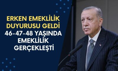 1997, 2001, 2003, 2009 Arası SGK'lılara Emeklilik Duyurusu! EYT'siz 45,46,47 Yaşında Emeklilik