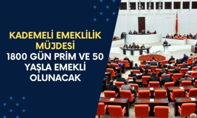 Kademeli Emeklilik Müjdesi Meclis'ten Geldi! 2000 Sonrası SGK'lılar 1800 Gün Prim ve 50 Yaşla Emekli Olacak