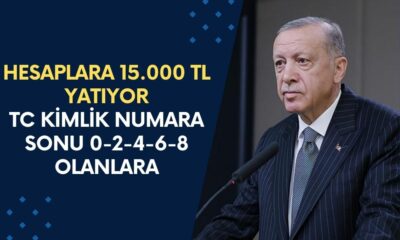 TC Kimlik Numarasının sonu 0-8 Arasında Olanlara Bugün Başlatılan 15.000 TL Ödemeler Yapılmaya Başlandı!