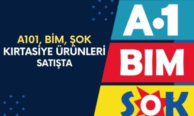 A101, BİM, ŞOK Ağustos 2024 Kırtasiye Ürünleri Satışta