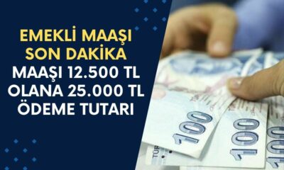 EMEKLİ MAAŞI SON DAKİKA: SSK, Bağ-Kur ve Emekli Sandığı için o tarih gösterildi! Taban maaşı 12.500 TL olana 25.000 TL ödeme tutarı...