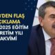 MEB’den Son Dakika Açıklaması: 2024-2025 Eğitim Öğretim Yılı Takvimi Belli Oldu!