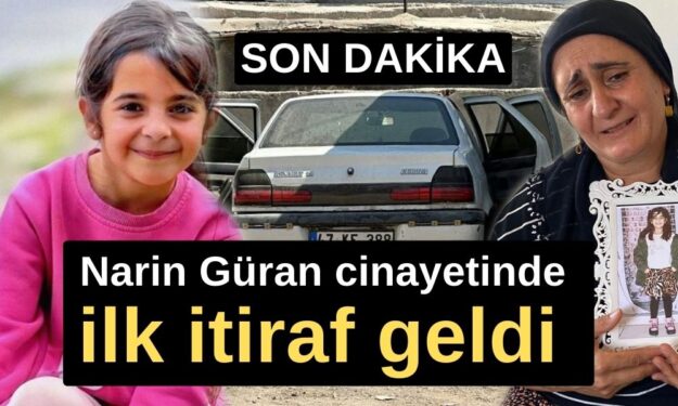 Narin Güran cinayetinde ilk itiraf: Amcası cesedi çuval içinde bana verdi dereye götürdüm!