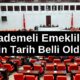 Kademeli Emeklilik İçin Tarih Belli Oldu!