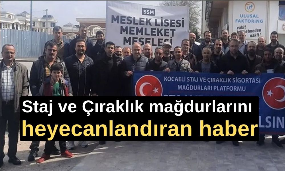 STAJ VE ÇIRAKLIK HABERLERİ: 48 yaşında emeklilik dönemi başlıyor! Kritik açıklama geldi...