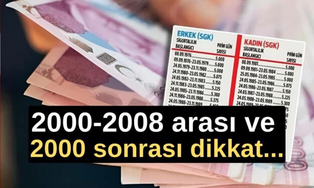 2000 öncesi, 2000-2008 arası ve 2000 sonrası dikkat... SSK, Bağkur emeklisine yüzde 30 fazla maaş alma imkanı!