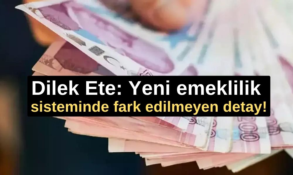 Yeni emeklilik sistemi ile ilgili detaylar merakla beklenirken, SGK uzmanı Dilek Ete kimsenin fark etmediği o detayı açıklayarak üç çözüm önerisi sundu.