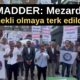 EMADDER'liler Çerkezköy'de açıklama yaptı: Bizler borçlu değil alacaklıyız