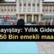 Sayıştay: Yıllık Gideri 750 Bin emekli maaşı