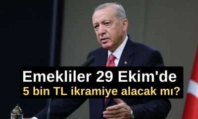 Emekliler 29 Ekim'de 5 bin TL ikramiye alacak mı?