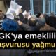 SGK'ya emeklilik başvurusu yağmuru