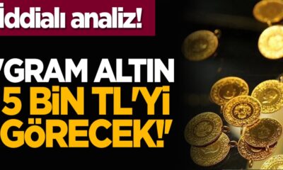 Kuyumcular duyurdu: Gram altın bu tarihte 5 bin lira olacak