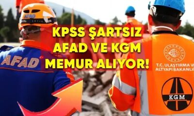 KPSS şartsız memur alımları başladı: KGM ve AFAD personel alımı detayları