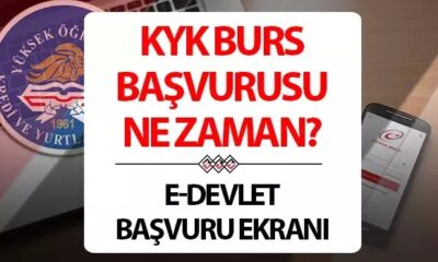 Gençlik ve Spor Bakanlığı Kredi ve Yurtlar Kurumu bursu için öğrenciler başvuru ekranının aktifleşmesini bekliyor. Burs veya kredi alabilmek için gençler başvuru tarihleri arasında e-devlet üzerinden işlemlerini gerçekleştirecek. Peki, 2024-2025 KYK burs/kredi başvuruları ne zaman?