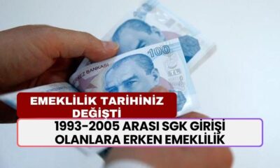 1993-2005 Arası SGK Girişi Olanlara Erken Emeklilik Fırsatı! Kaçırılmayacak Büyük Şans!