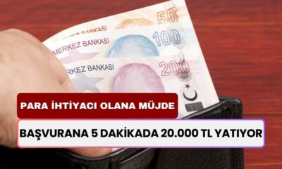 Başvurana 5 Dakikada Onaylı Sıfır Faizli 20.000 TL Kredi Müjdesi!