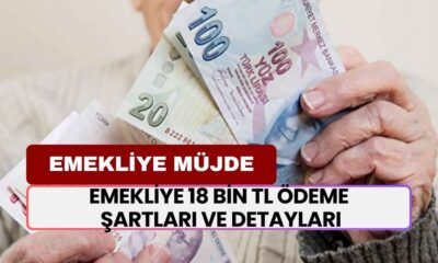 Emekliye 18 Bin TL Ödeme Yapılacak! Şartlar ve Detaylar Belli Oldu