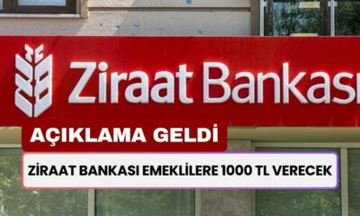 Ziraat Bankası Emeklilere 1000 TL Verecek! Süre Sona Ermeden Alın!