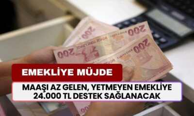 16 Milyon Emekli İçin Kollar Sıvandı! Maaşı Az Gelen, Yetmeyen Emekliye 24.000 TL Destek Sağlanacak