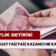 80, 180, 280 Bin TL’nin 46 Günlük Faiz Kazancı Ne Kadar?