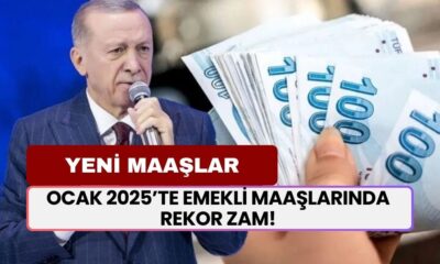 Ocak 2025’te Emekli Maaşlarında Rekor Zam! Yeni Maaşlar 17.687 TL Olabilir!