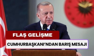 Başkanı Erdoğan’dan Barış Sinyali