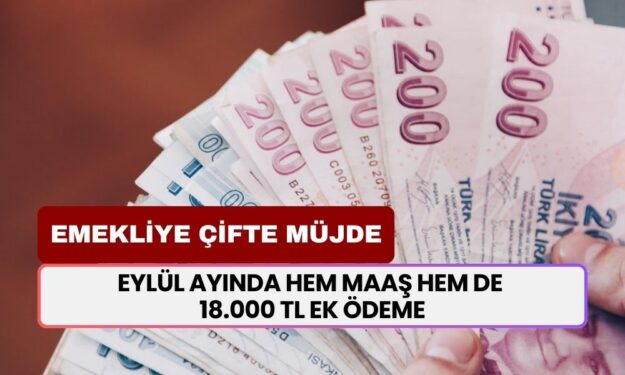 Emekliye Çifte Müjde! Eylül Ayında Hem Maaş Hem de 18.000 TL’ye Kadar Promosyon!