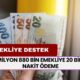 Emeklileri Heyecanlandıracak Yeni Müjde! 16 Milyon 880 Bin Emekliye 20 Bin TL Nakit Ödeme Verilecek