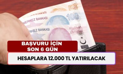 Son 6 Gün Kaldı... Hesaplara 12.000 TL Yatırılacak: İşte Tek Yapmanız Gereken