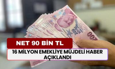 16 Milyon Emekliye Müjdeli Haber Açıklandı! Rekor Ödeme Açıklandı! Net 90 Bin TL