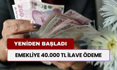 Emekliler İçin Yeniden Başlıyor! Devletten Emekliye 40.000 TL'lik Ek Ödeme