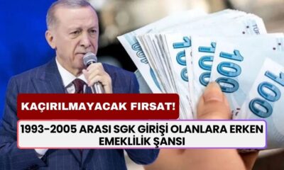 1993-2005 Arası SGK Girişi Olanlara Erken Emeklilik Şansı! Kaçırılmayacak Büyük Fırsat!