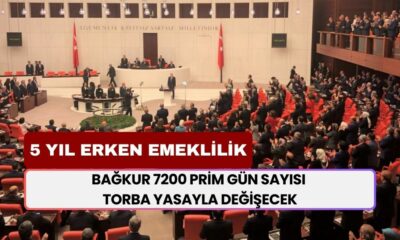 Bağkur 7200 Prim Gün Sayısı Torba Yasayla Değişecek! Meclis'e Ne Zaman Gelecek? 5 Yıl Erken Emeklilik